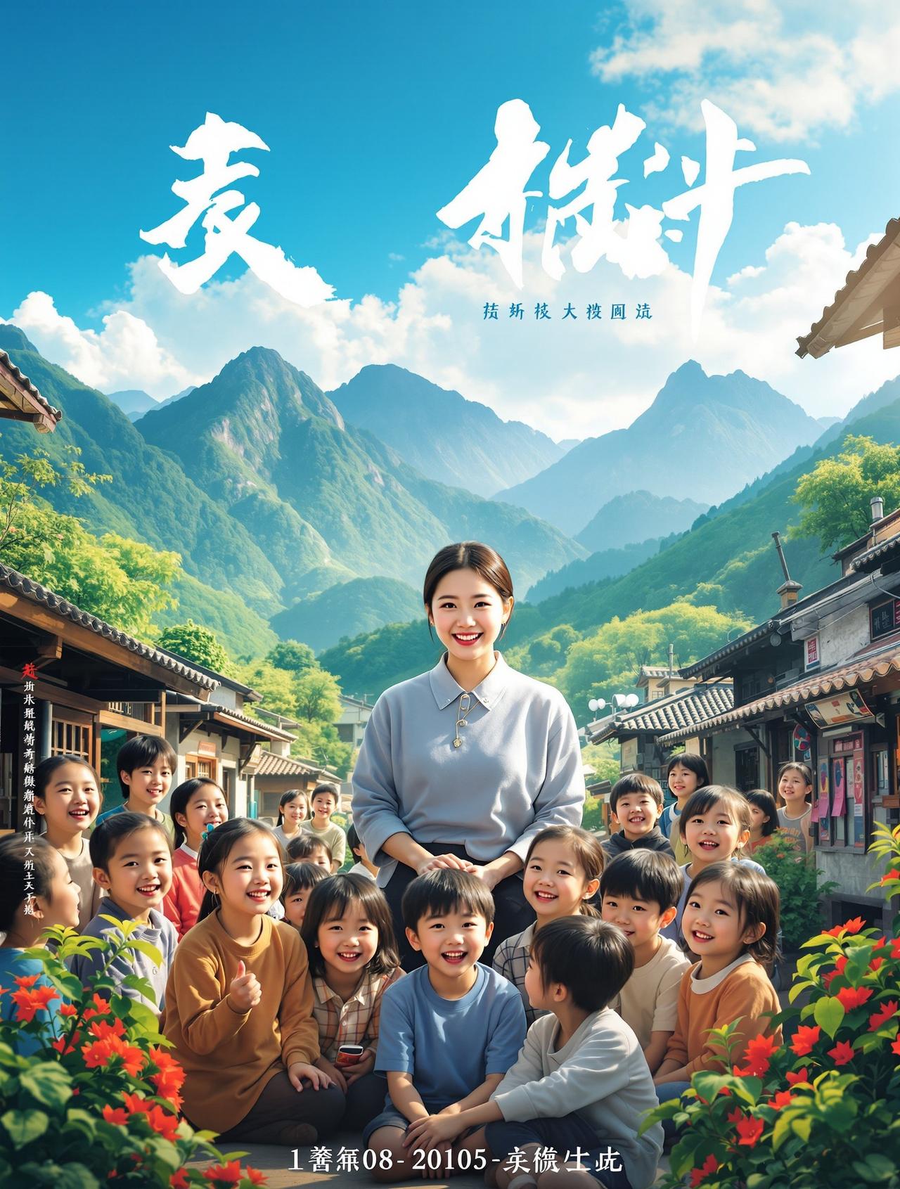 爱短剧网作品《山那边》海报 - 乡村温情题材短剧